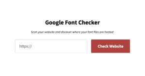 Google Fonts Checker